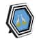 Jonathan Adler x Michaels 4" x 4" Black & White Hexagonal Tabletop Frame